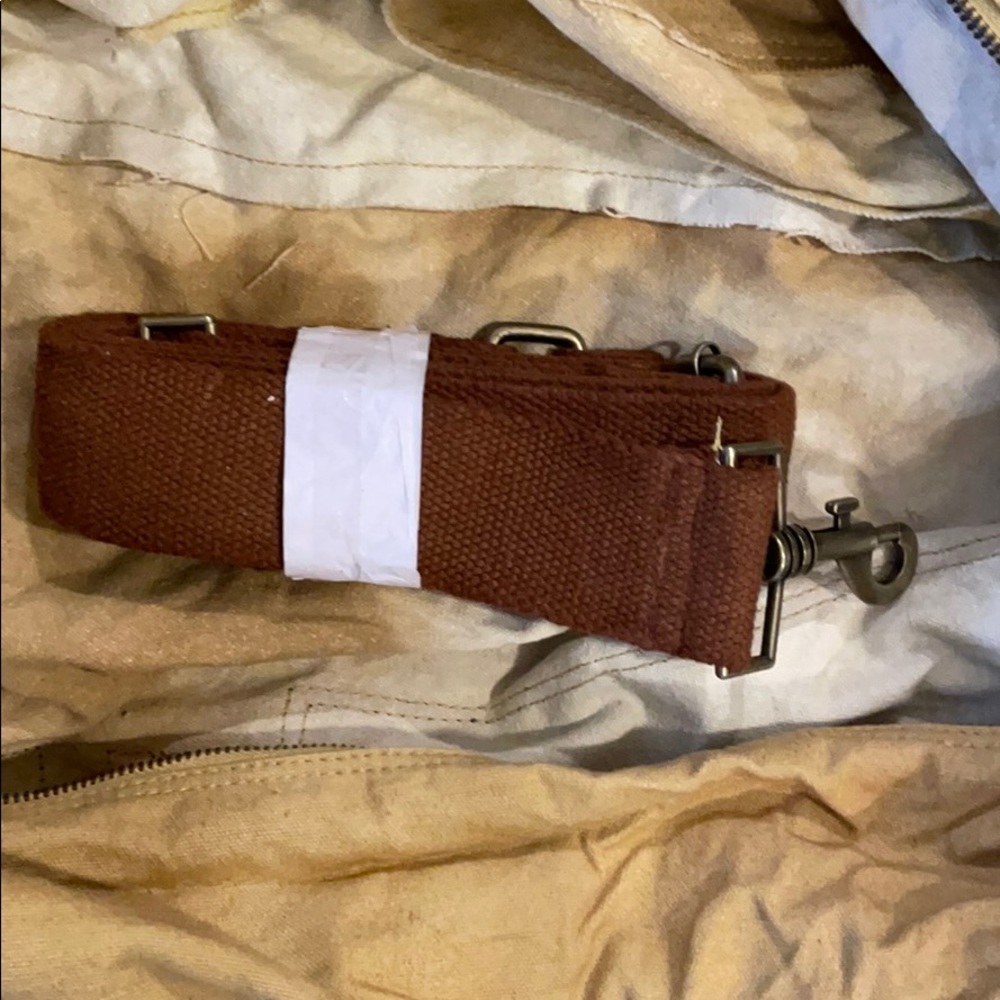 We the Free People Messenger Canvas Duffel Bag NEW - Picture 6 of 6